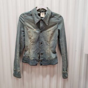 Distressed Dolce & Gabbana Denim Jacket Sz 26/40